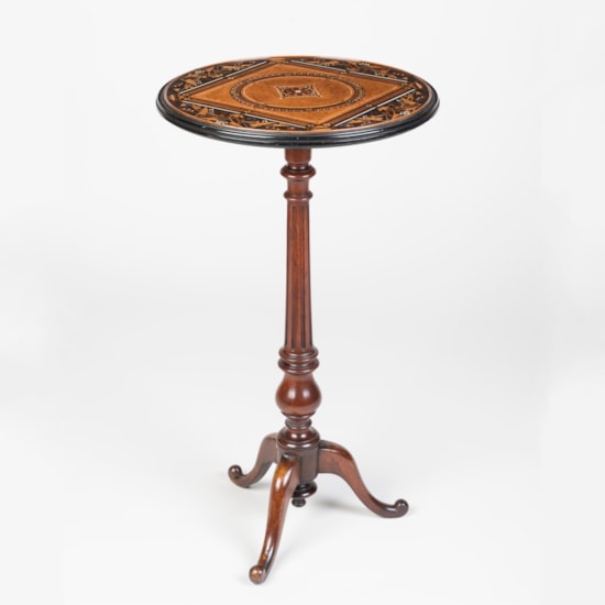 An Unusual Marquetry Top Table Attributed to Jackson & Graham